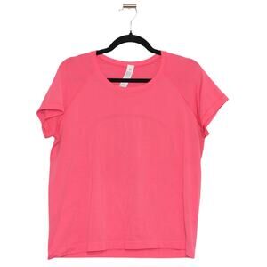 Lululemon Swiftly Tech Race Length T-Shirt Coral Pink Size 14